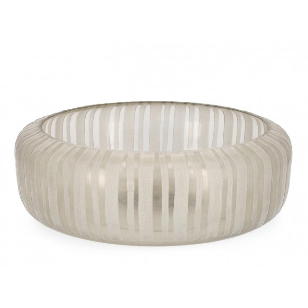 Bizzotto ДЕКОРАТИВНА МИСКА ARUNI BEIGE GL D36