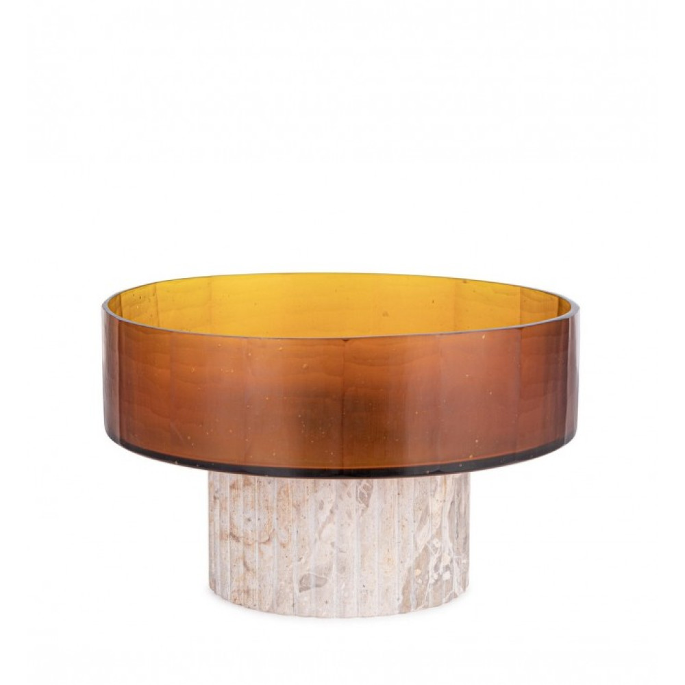 Bizzotto GITI RO ЧАША ДЕКОРОВАНА З БУРШТИНУ W-БАЗА H17 Bizzotto GITI RO ЧАША ДЕКОРОВАНА З БУРШТИНУ W-БАЗА H17