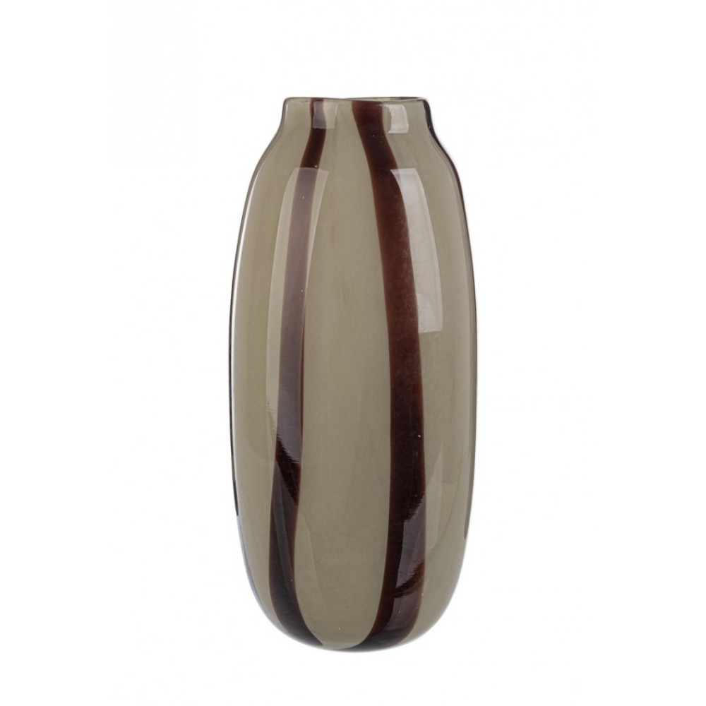 Bizzotto ВАЗА CETUS SAGE-BROWN GL H36,5 Bizzotto ВАЗА CETUS SAGE-BROWN GL H36,5