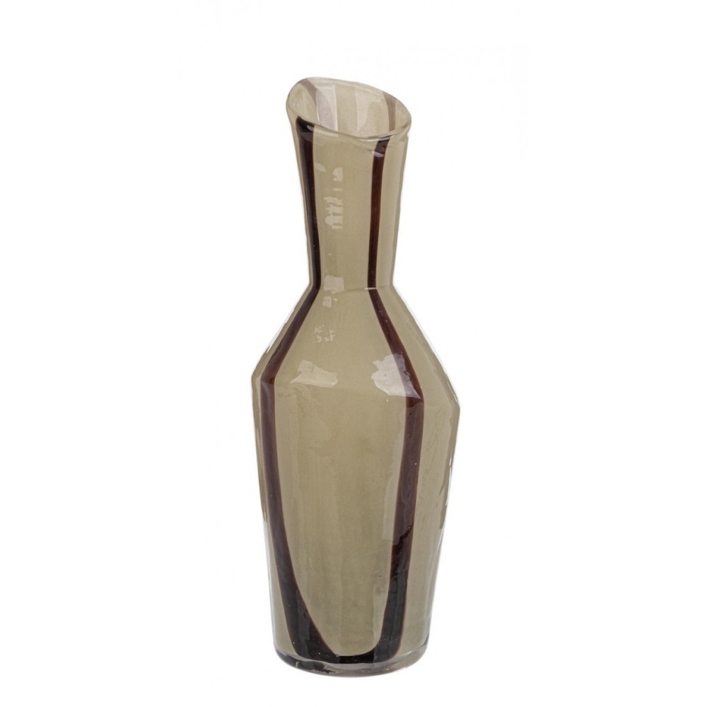 Bizzotto ВАЗА CETUS SAGE-BROWN GL H31,5 Bizzotto ВАЗА CETUS SAGE-BROWN GL H31,5