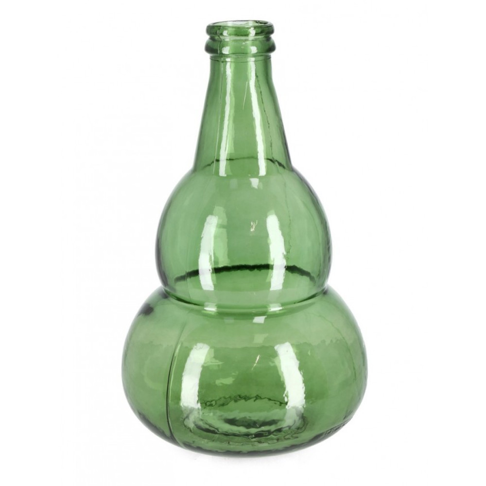 Bizzotto ПЛЯШКА ABBY ROUNDED GREEN GL DECOR H45