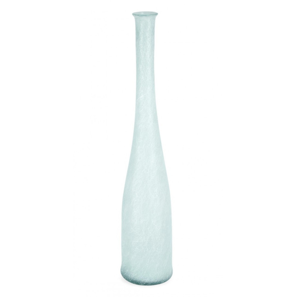 Bizzotto ABBY RO L.BLUE SILK GL DECOR BOTTLE H100