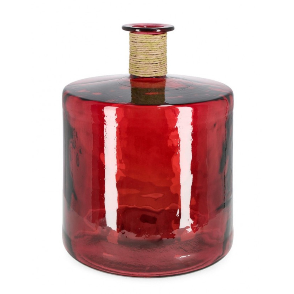 Bizzotto ПЛЯШКА ROTANG RO RED GL DECOR H45