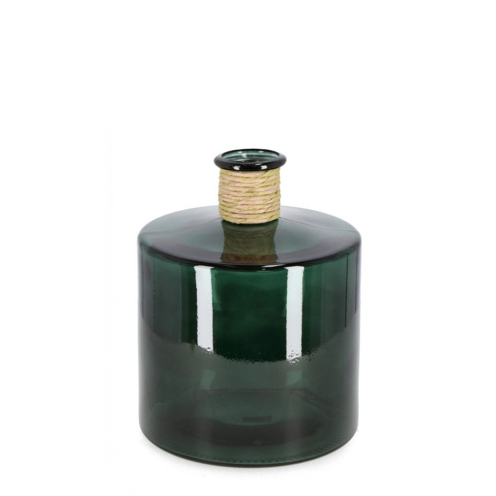 Bizzotto ПЛЯШКА ROTANG RO GREEN GL DECOR H26