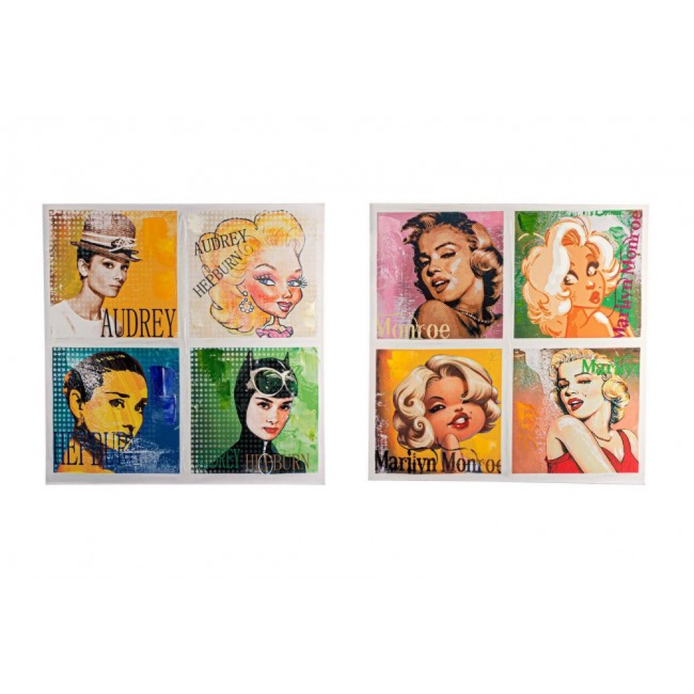 Bizzotto КАРТИНА ОЛІЙНОЮ КОРОНКОЮ P453-1-2 ASS2 60X60 Bizzotto КАРТИНА ОЛІЙНОЮ КОРОНКОЮ P453-1-2 ASS2 60X60