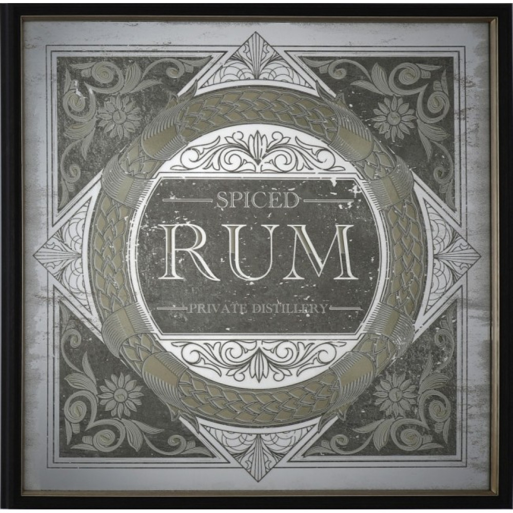 Bizzotto БІБЛІОТЕКА ЗОЛОТО ДЗЕРКАЛО W-РАМА 70X70