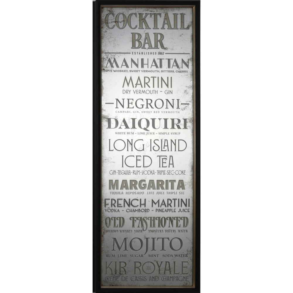 Bizzotto БІБЛІОТЕЧНЕ ЗОЛОТО ДЗЕРКАЛО W-РАМА 40X110