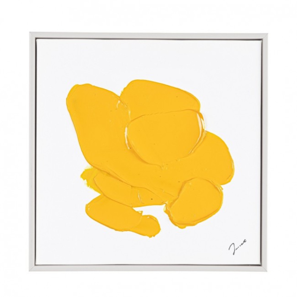 Bizzotto TRILIX YELLOW КАРТИНА W-РАМА 752 30X30