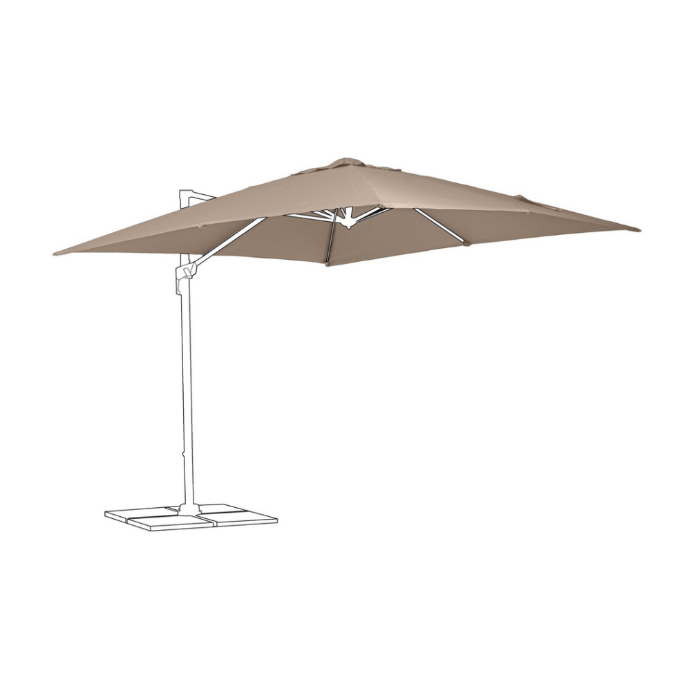 Yes Чохол для парасольки SIVIGLIA 3X3 кольору TAUPE