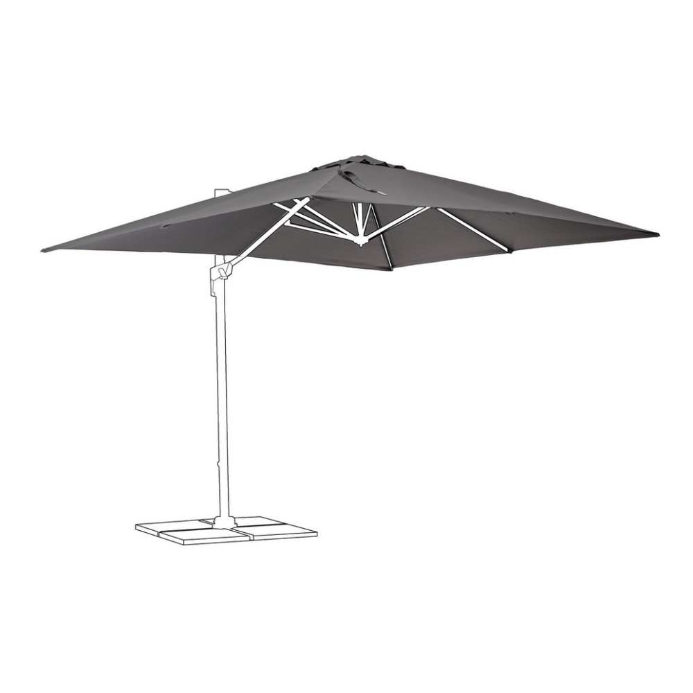 Yes Чохол для парасольки Porto 3X3 сірий