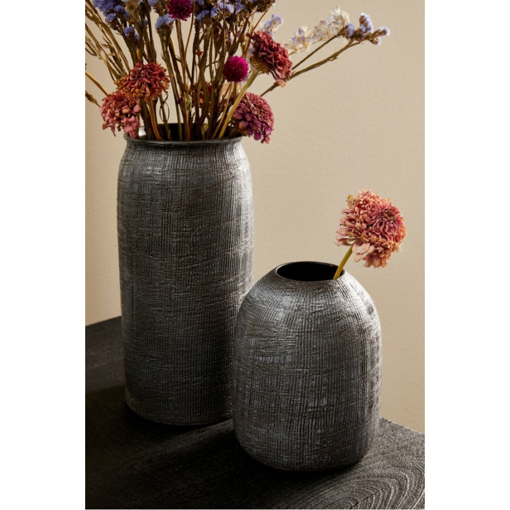 Bizzotto ПАПІРУС ЦИЛ ТЕМНО-СІРА ВАЗА H40,5