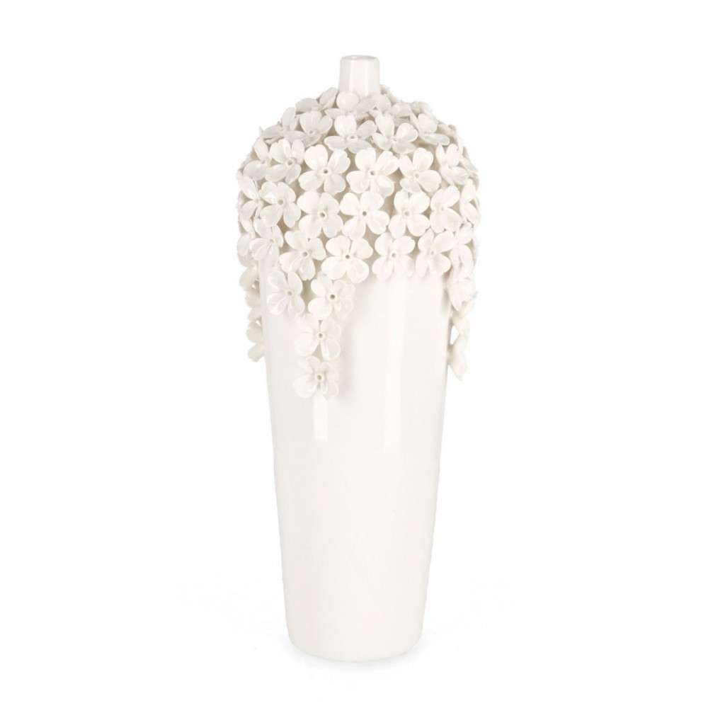 Bizzotto ДЕКОРАТИВНА ВАЗА СКАРБ БІЛА H40