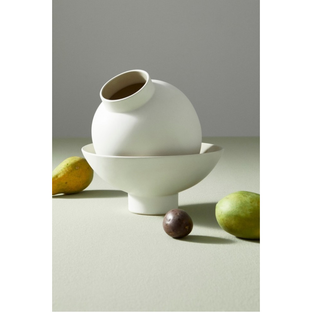 Bizzotto ВАЗА СЕРВО-БІЛА ЛАКУВАНА H21,5