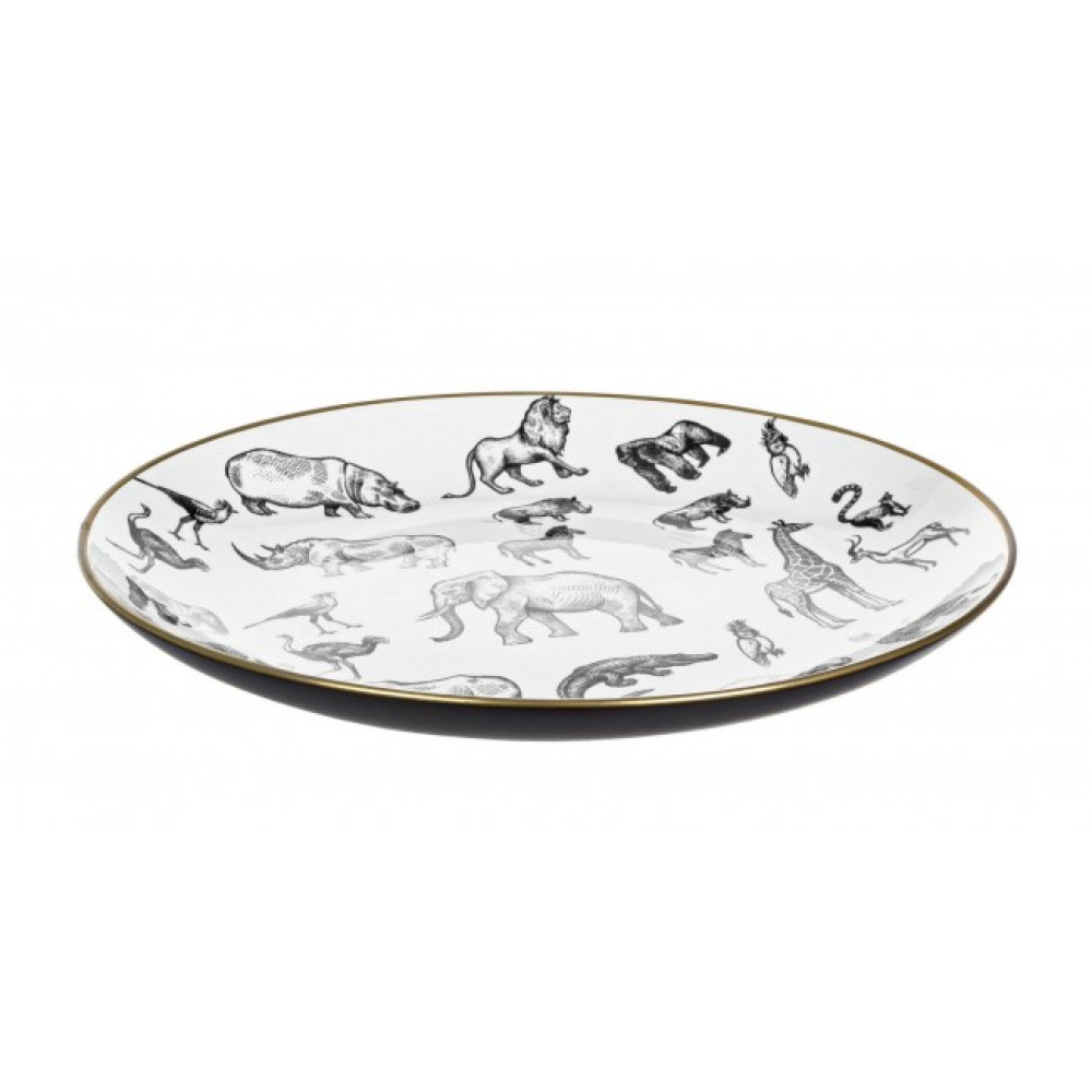 Bizzotto ДЕКОРАТИВНА ТАРІЛКА АФРИКА ПОРЦЕЛЯНОВА D35