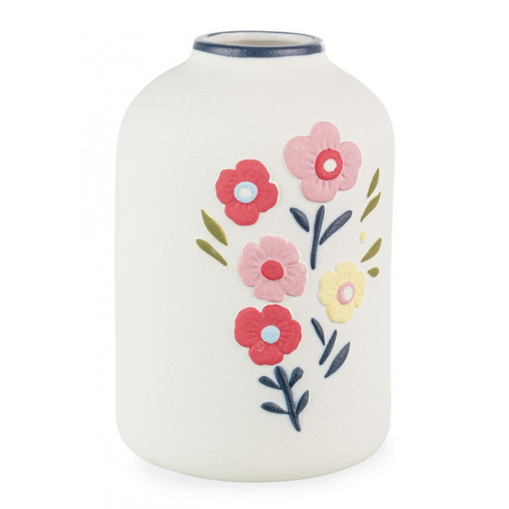 Yes FLORYN RO БІЛА ВАЗА W-КВІТИ D13,5X19H