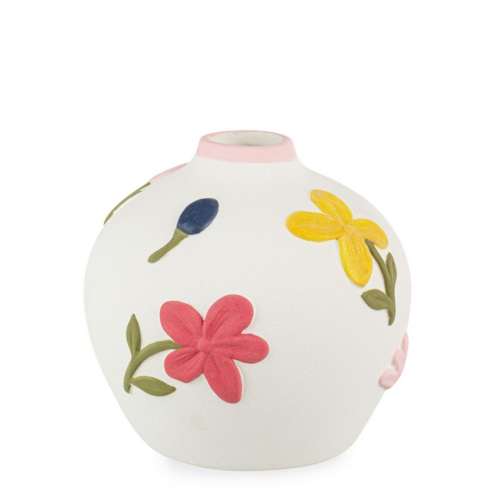 Yes FLORYN КРУГЛА. НИЗЬКА WH ВАЗА W-КВІТИ H14,5