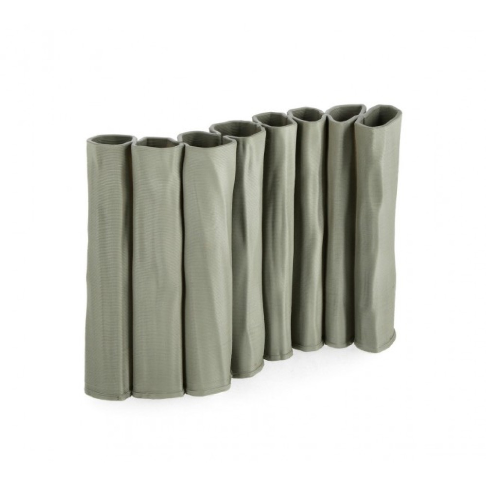 Bizzotto REIKO RECT GREEN VASE HOLD H21 Bizzotto REIKO RECT GREEN VASE HOLD H21