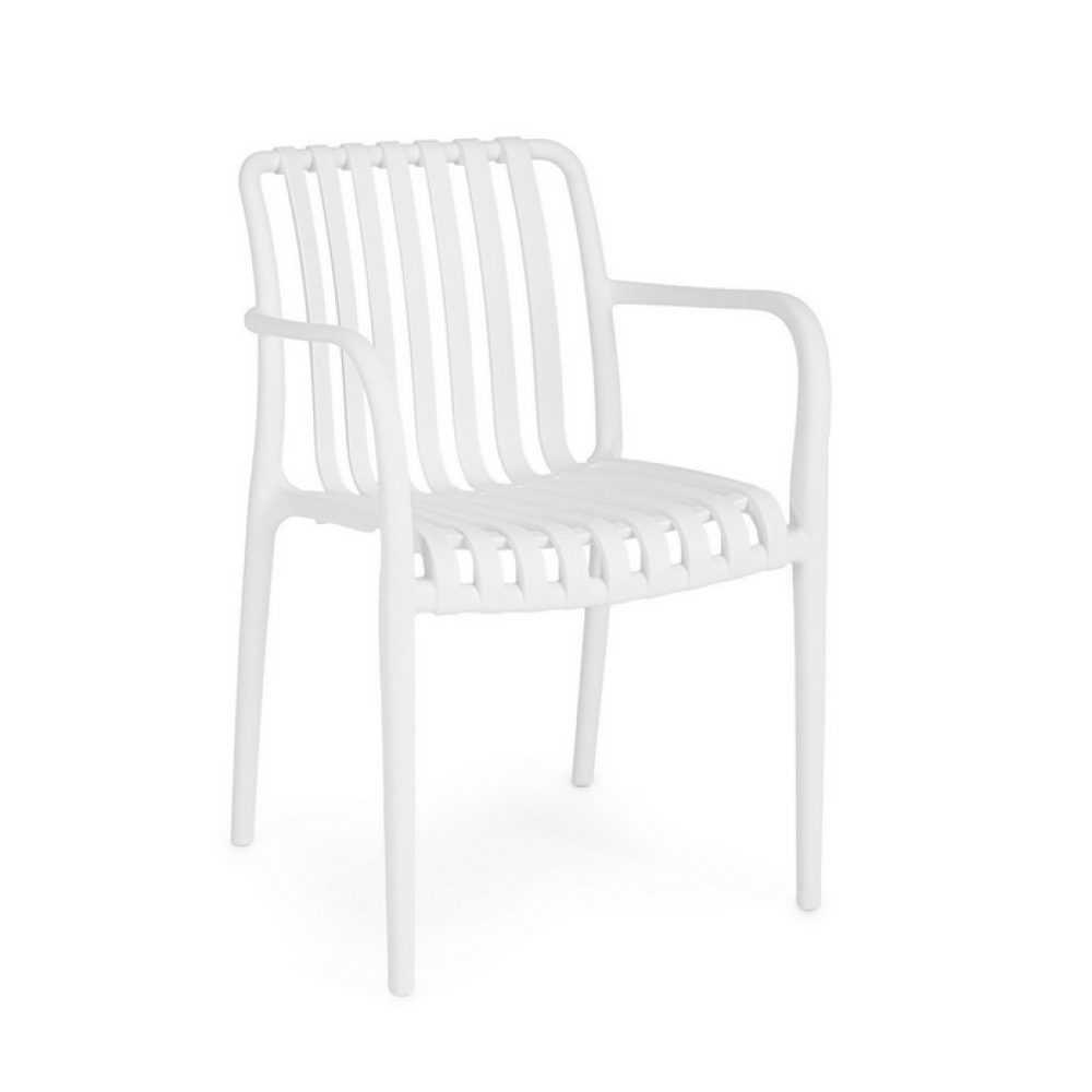 Yes Крісло BILLIE WHITE з підлокітниками 