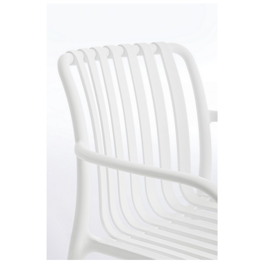 Yes Крісло BILLIE WHITE з підлокітниками 