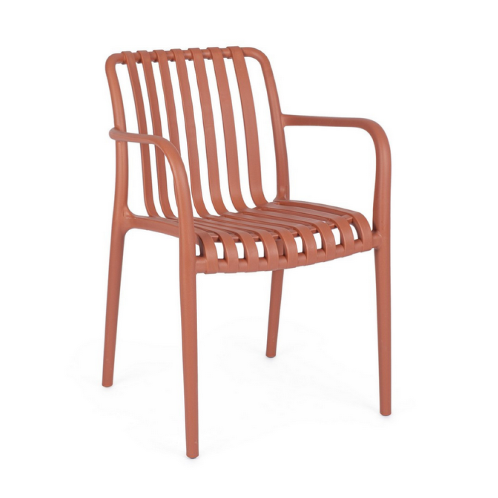 Yes Крісло BILLIE TERRACOTTA з підлокітниками