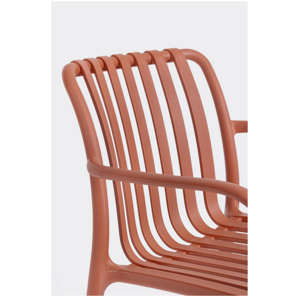 Yes Крісло BILLIE TERRACOTTA з підлокітниками