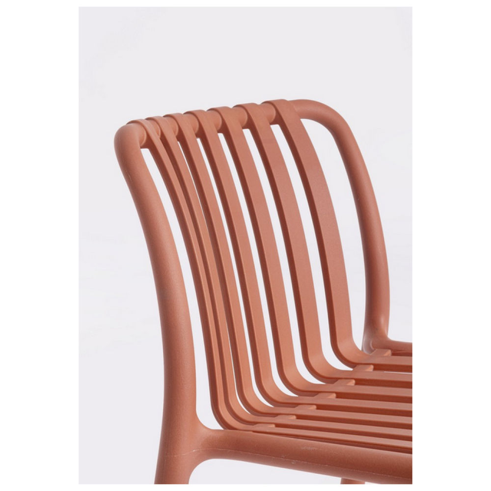 Yes Барний стілець BILLIE теракотового кольору
