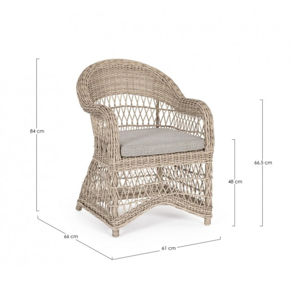 Bizzotto ЮПІТЕР НОВЕ КРІСЛО W-CUSH Bizzotto ЮПІТЕР НОВЕ КРІСЛО W-CUSH