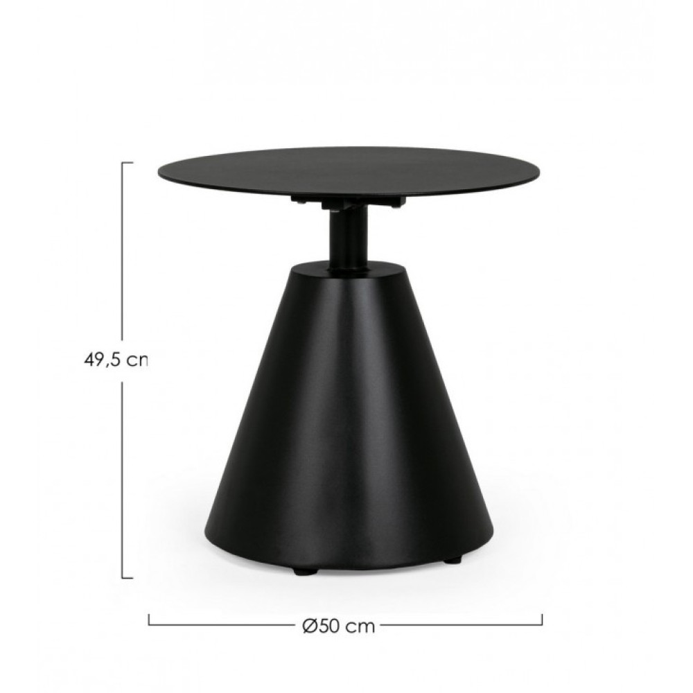 Bizzotto ALOHA BLACK XK04 КАВОВИЙ СТОЛ D50