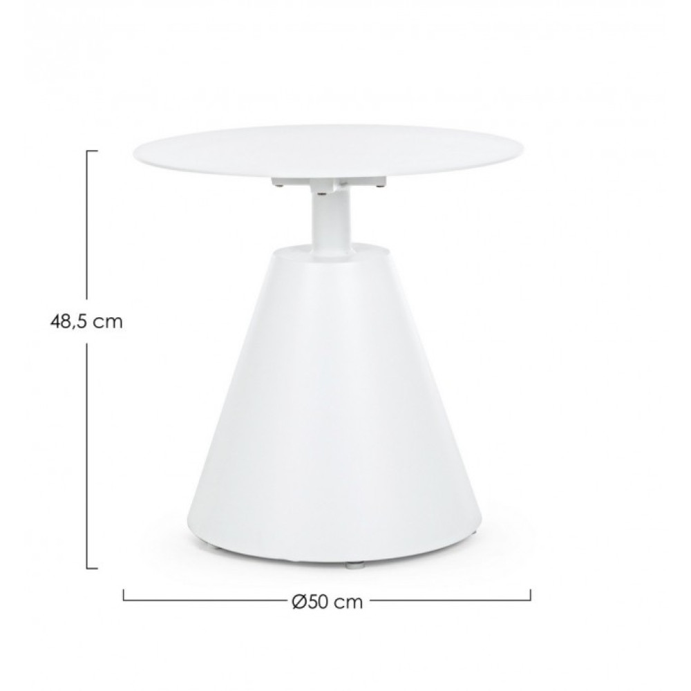 Bizzotto ALOHA WHITE XK03 КАВОВИЙ СТОЛ D50