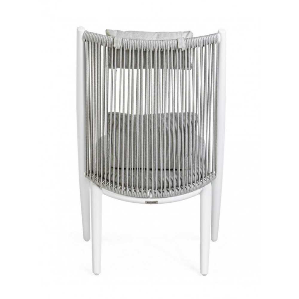 Bizzotto ALOHA NEW WHITE XK03 КРІСЛО LOUNGE W-C Bizzotto ALOHA NEW WHITE XK03 КРІСЛО LOUNGE W-C