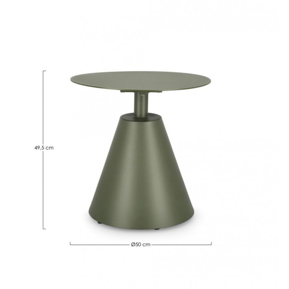 Bizzotto КАВОВИЙ СТОЛ ALOHA ЗЕЛЕНИЙ D50