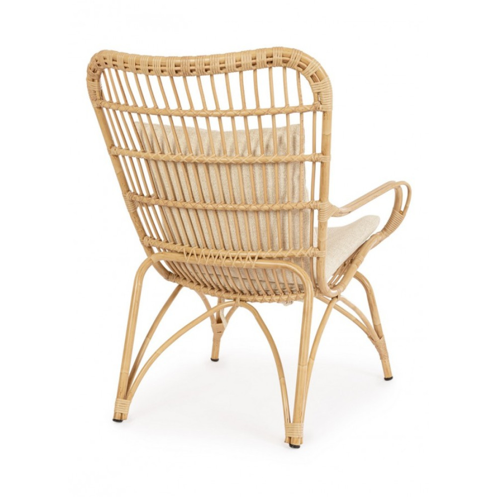 Bizzotto MAELA LOUNGE КРІСЛО W-CUSH W-ПІДНІЖКА Bizzotto MAELA LOUNGE КРІСЛО W-CUSH W-ПІДНІЖКА