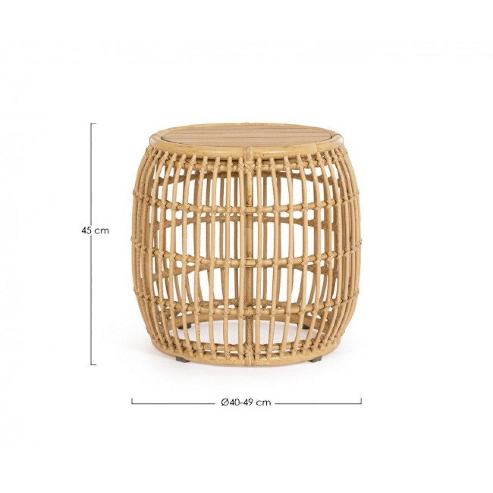 Bizzotto КАВОВИЙ СТОЛ MABEL D40/49 Bizzotto КАВОВИЙ СТОЛ MABEL D40/49