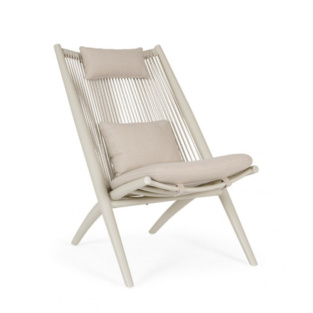 Bizzotto ALOHA SANDSHELL LOUNGE КРІСЛО W-C