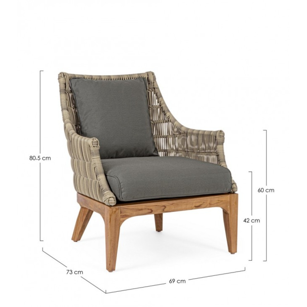 Homemotion КРІСЛО KEILANI W-CUSH