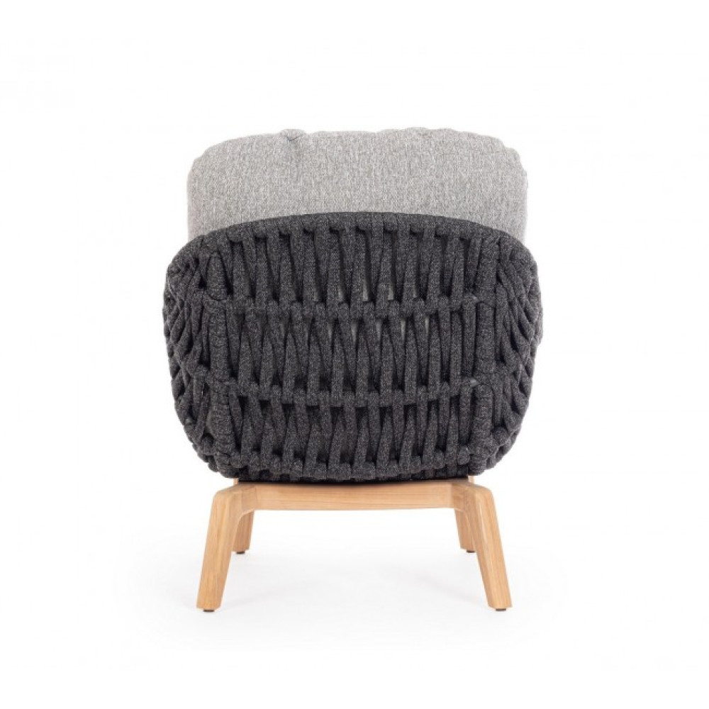 Homemotion TAMIRES CHARCOAL КРІСЛО W-CUSH Homemotion TAMIRES CHARCOAL КРІСЛО W-CUSH