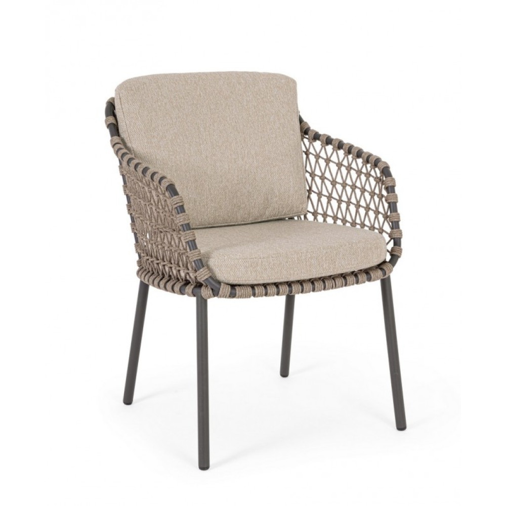 Homemotion IVISSA ANTHR КРІСЛО W-ARMR W-CUSH