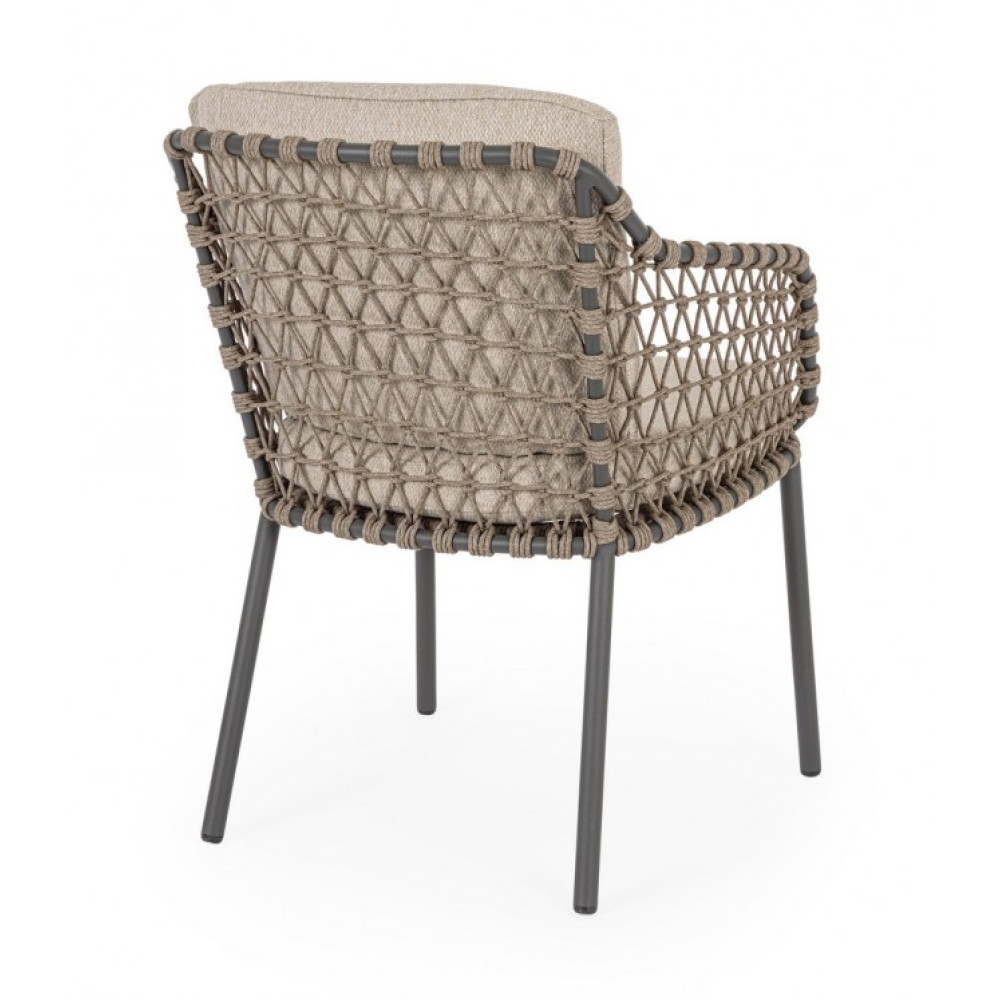 Homemotion IVISSA ANTHR КРІСЛО W-ARMR W-CUSH