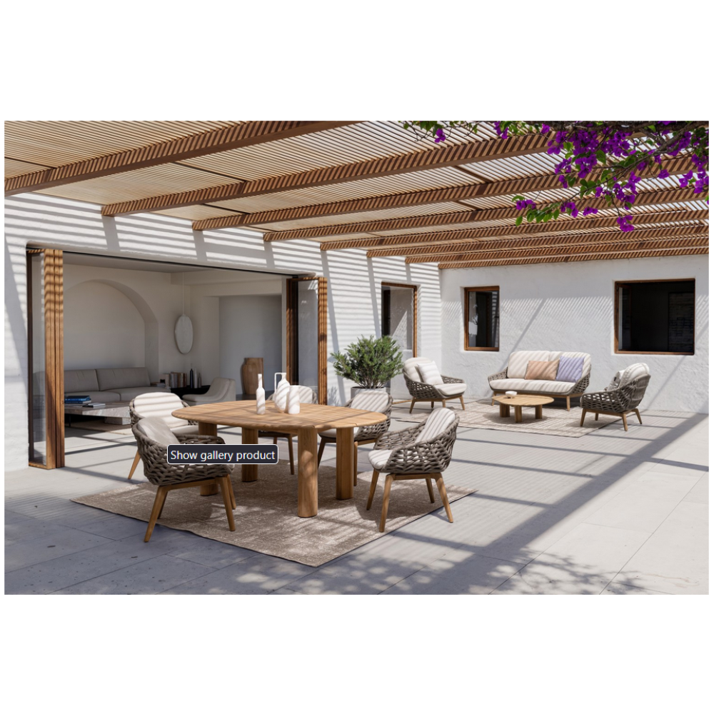 Homemotion Крісло TAMIRES BOUCLE та підлокітниками з подушкою Homemotion Крісло TAMIRES BOUCLE та підлокітниками з подушкою