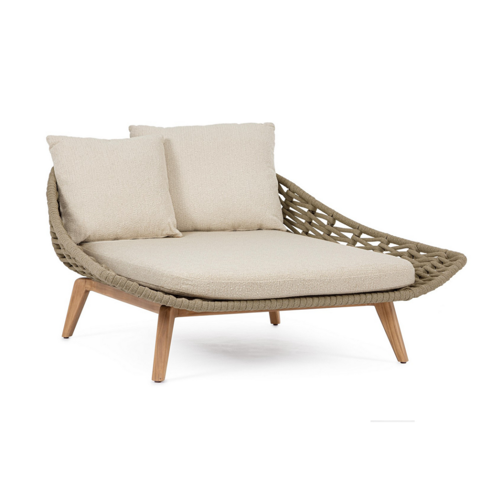 Homemotion Кушетка-ліжко TAMIRES BOUCLE з подушкою