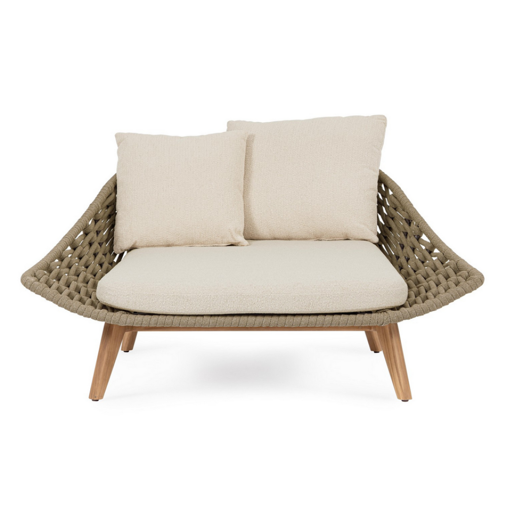 Homemotion Кушетка-ліжко TAMIRES BOUCLE з подушкою