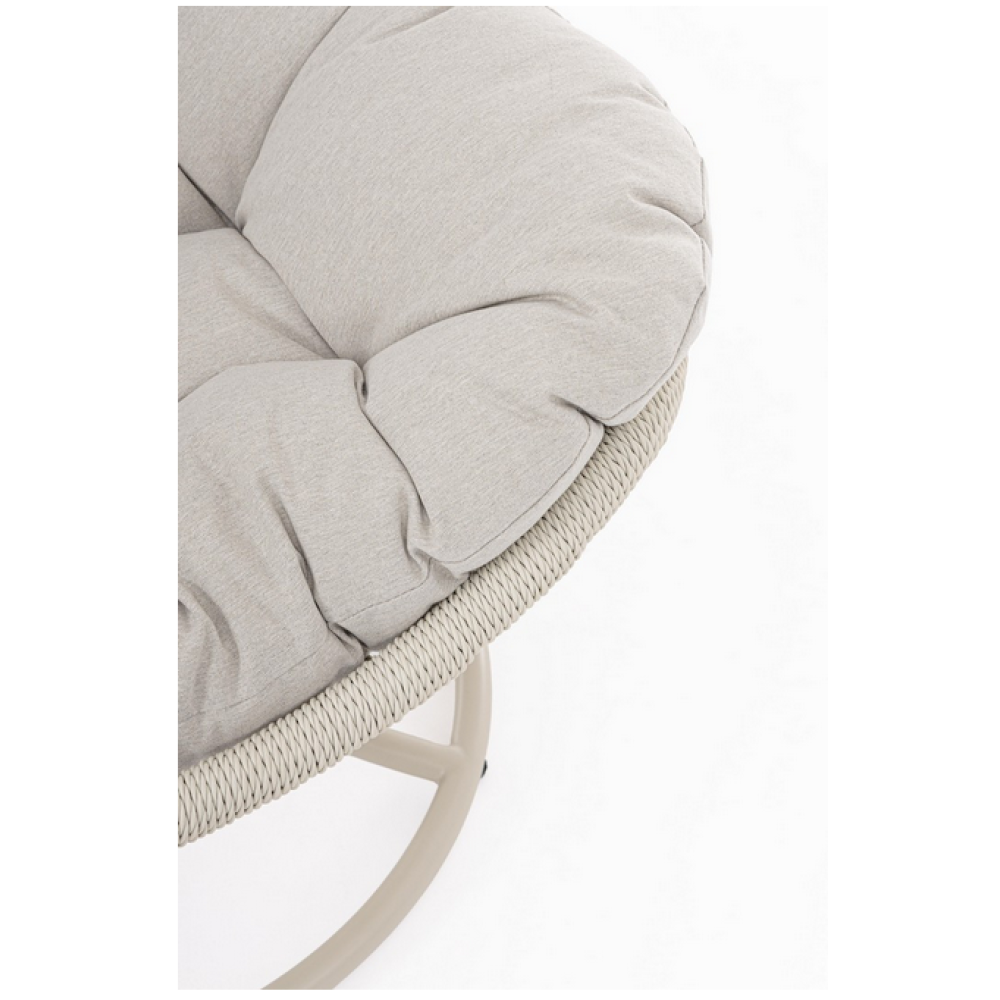 Bizzotto ПОВОРОТНЕ КРІСЛО AZORES LIGHT З ПОДУШКОЮ Bizzotto ПОВОРОТНЕ КРІСЛО AZORES LIGHT З ПОДУШКОЮ