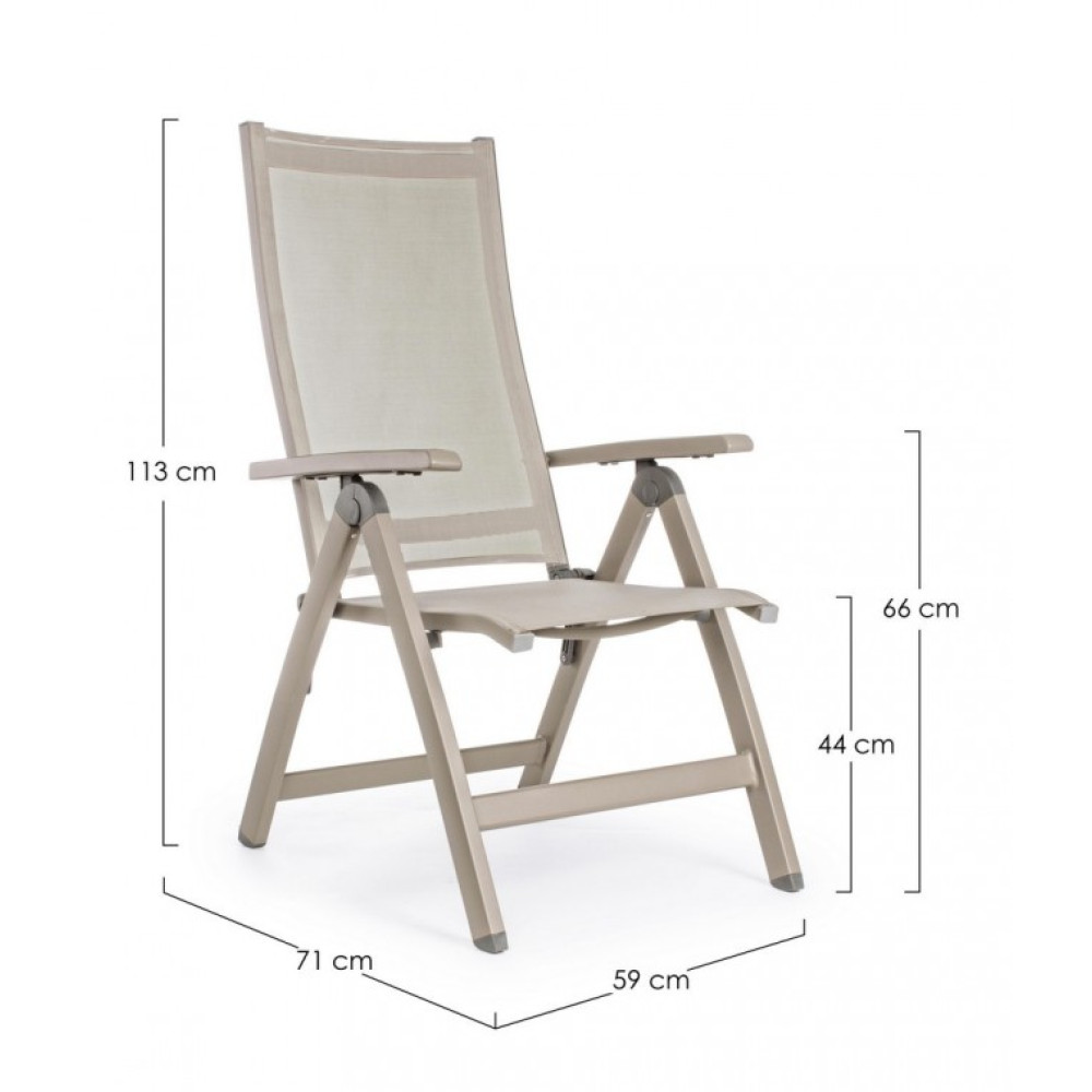 Bizzotto КРІСЛО ВІКТОР ТАУП GK51 Bizzotto КРІСЛО ВІКТОР ТАУП GK51