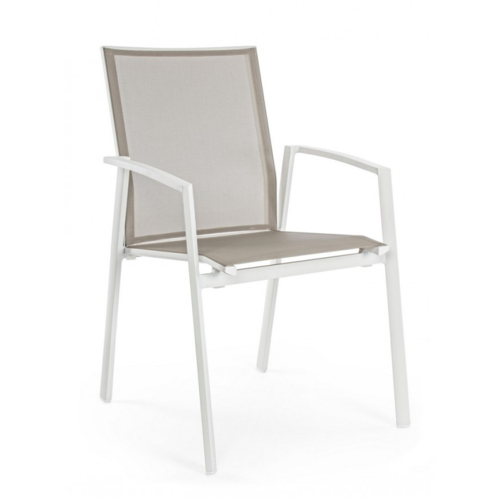 Bizzotto КРІСЛО CRUISE WHITE GK50 W-ПІДЛІКТНИКИ