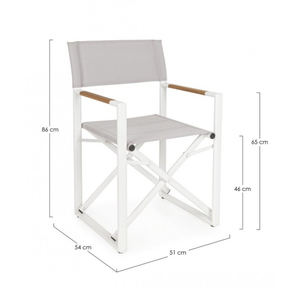 Bizzotto КРІСЛО ДИРЕКТОРСЬКЕ LAGUN WHITE YK11