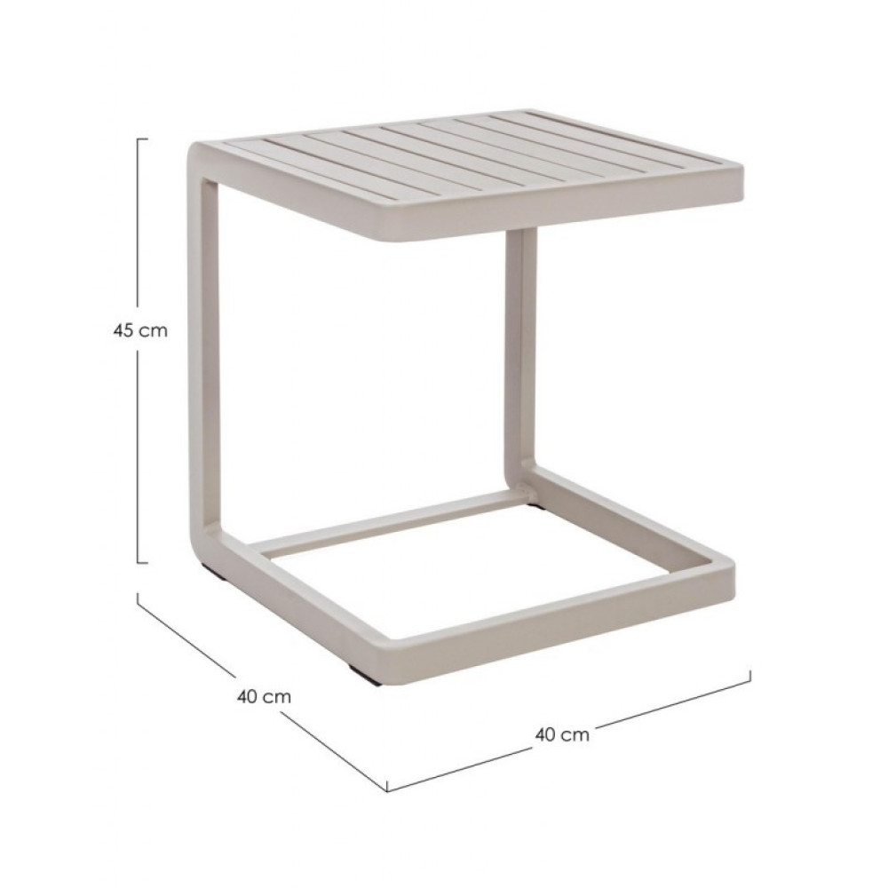 Bizzotto КАВОВИЙ СТІЛ KONNOR RASTIN 40X40