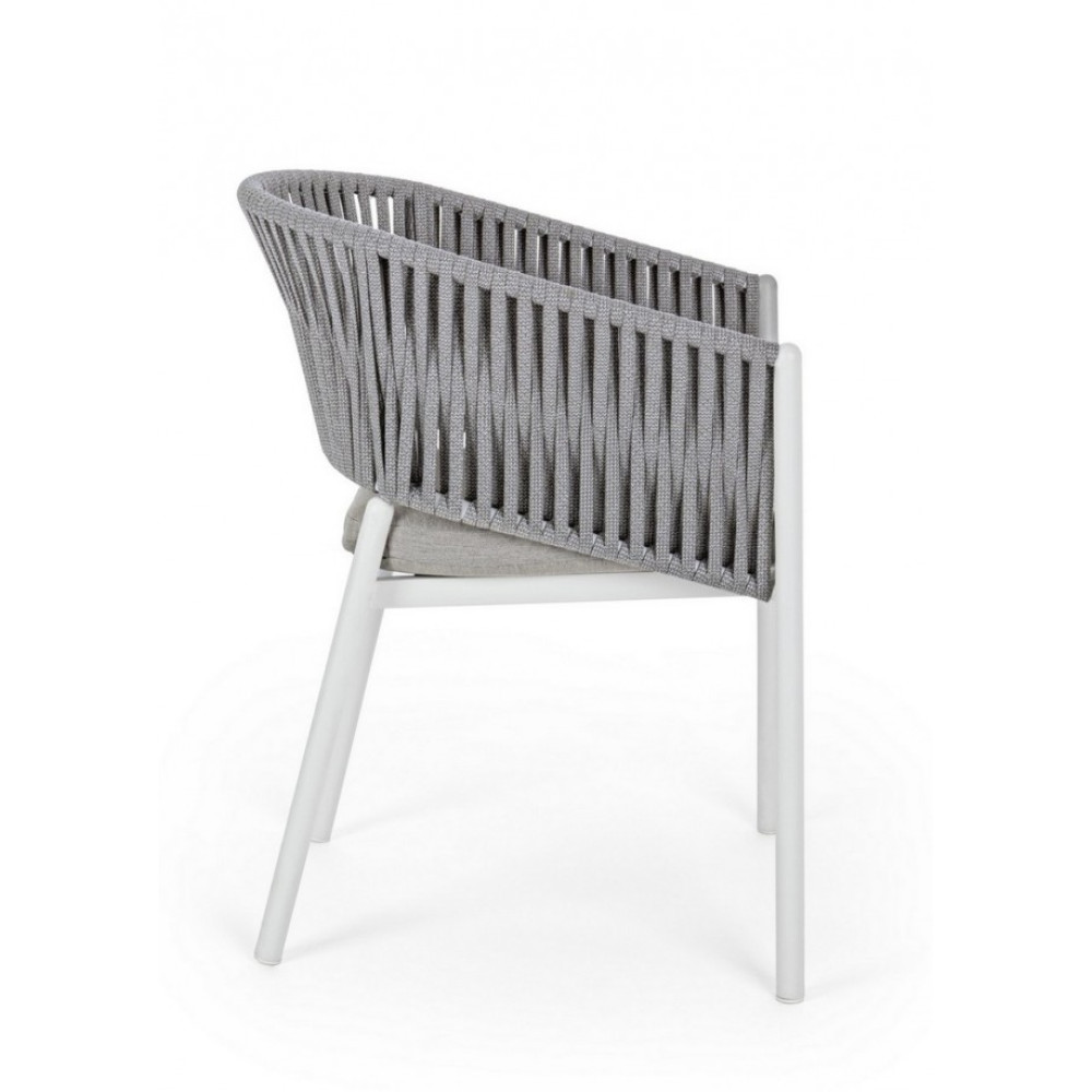 Homemotion FLORENCIA WHITE WG20 КРІСЛО W-ARMR W-CUSH