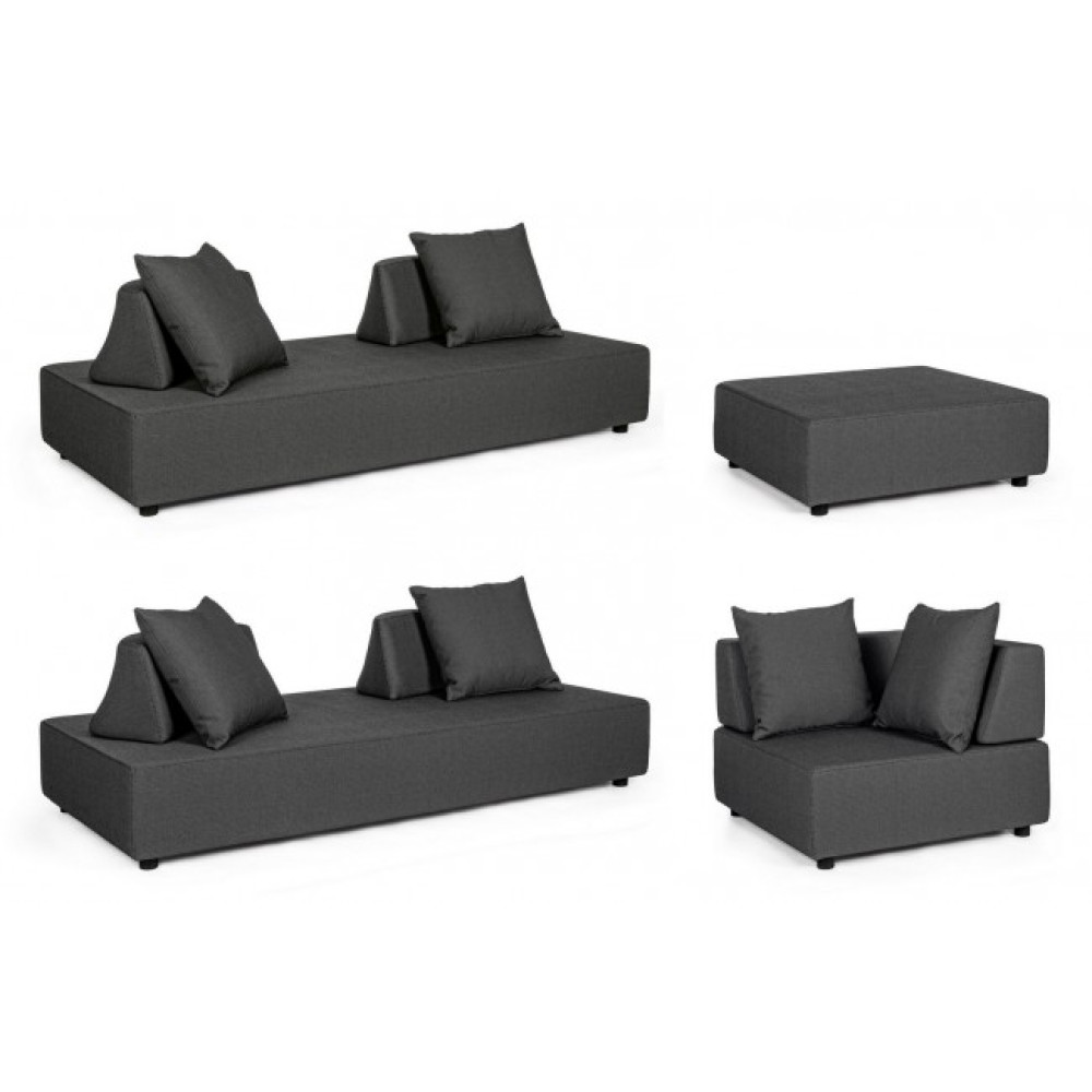 Homemotion PIPER CHARCOAL КУТОВИЙ ДИВАН 4 W-CUSH Homemotion PIPER CHARCOAL КУТОВИЙ ДИВАН 4 W-CUSH