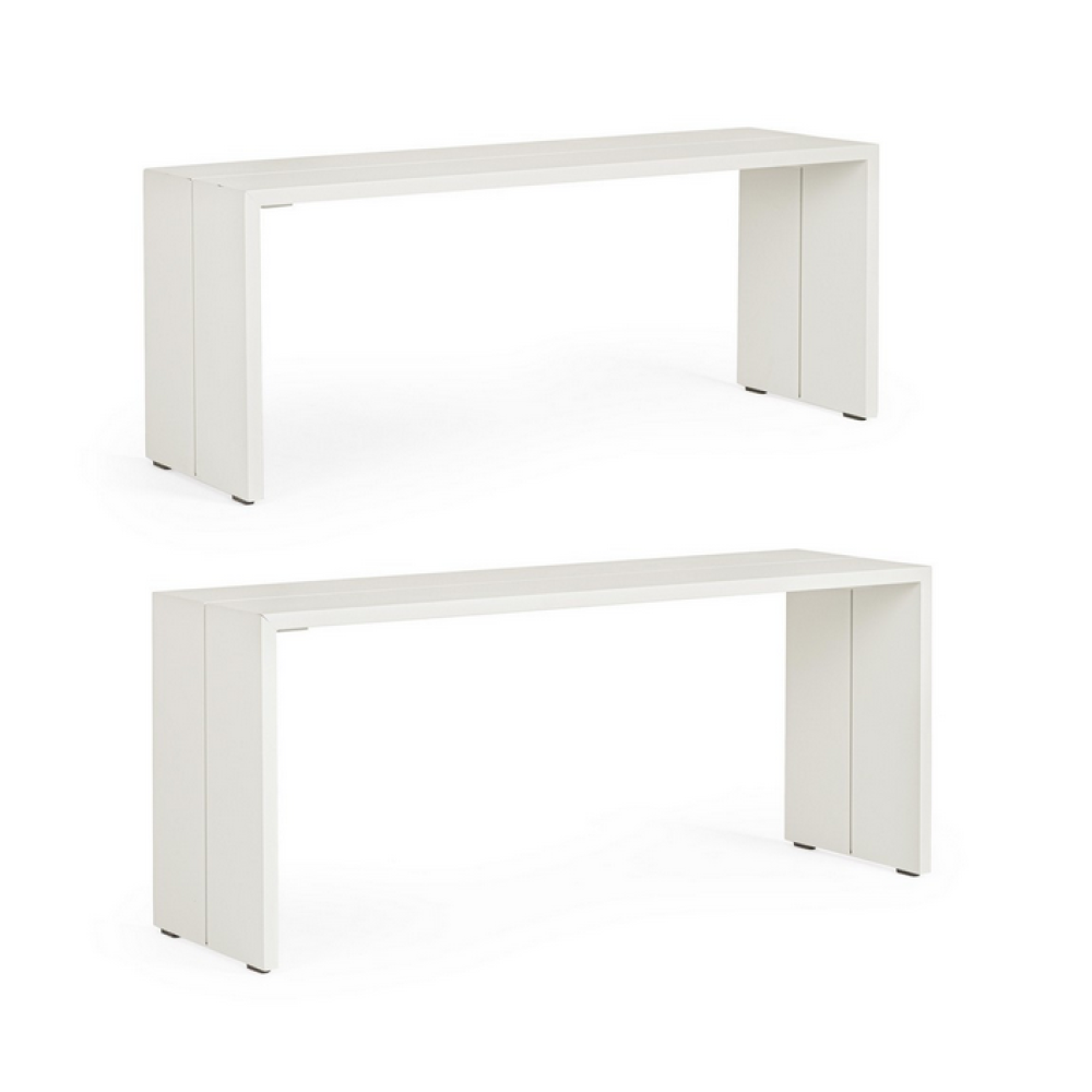 Homemotion Набір кавових столиків PIPER WHITE QS20, 2 шт.