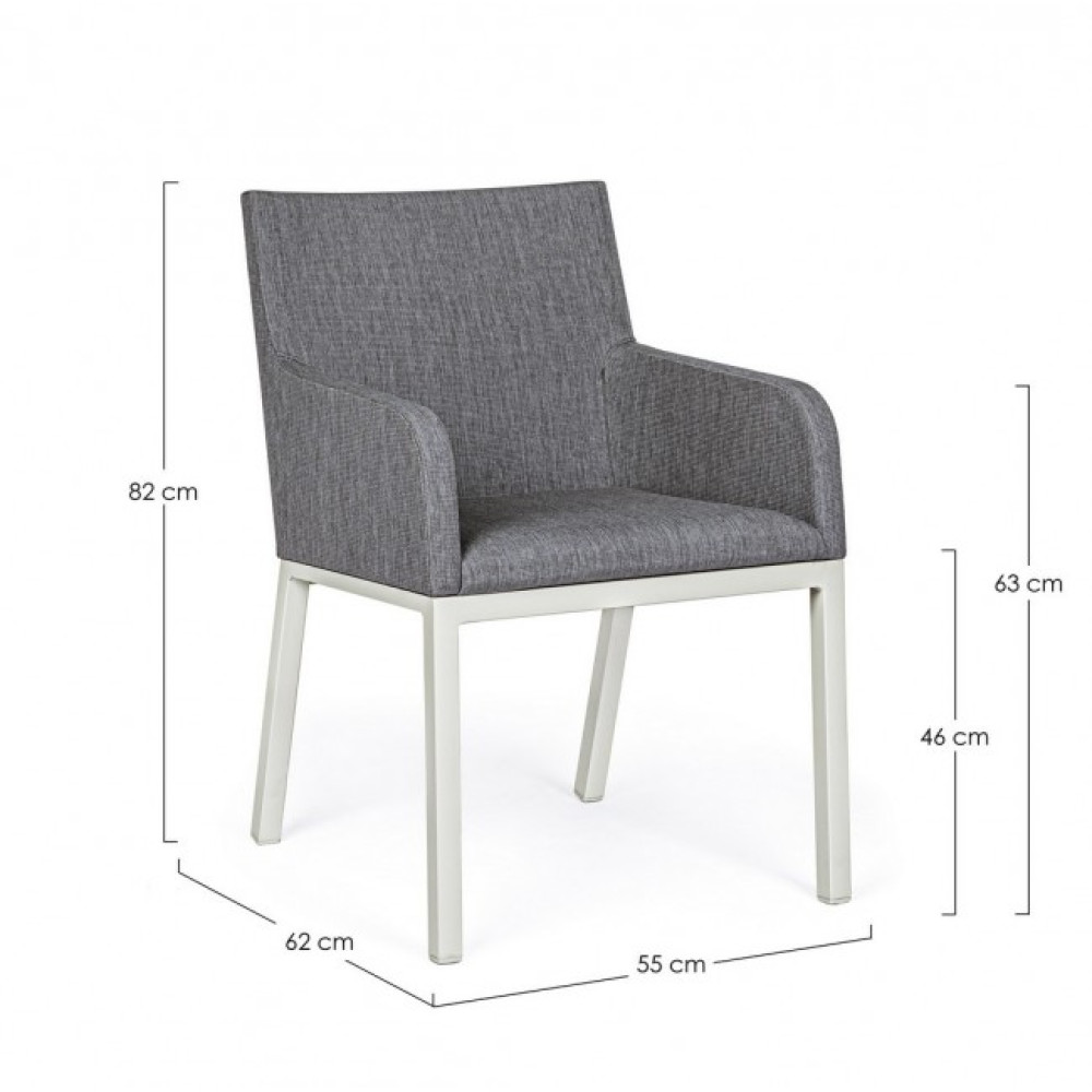 Bizzotto OWEN LUNAR Крісло W-ПІДЛІКТНИКИ